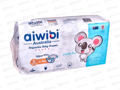 Aiwibi Comfy dry Подгузники для детей 4-8кг S 52шт *6