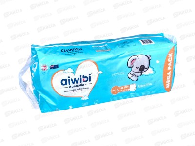 Aiwibi Comfy dry Подгузники-трусики для детей XXL 15-21кг 46шт *5