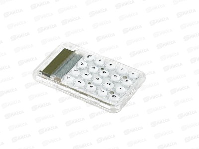 Калькулятор Basir 8раз. Детский прозрач. белый KK-1020-1 *1