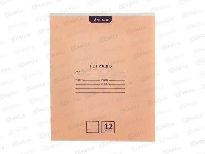 Тетрадь 12л линия Funguru &quotClassic&quot 98%, 8 цв. микс, D-608B-812  *25/240