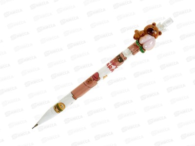 Карандаш авт. Mazari Capybara. 0,7,НВ, ассорти 4цв М-205-1 *1/48