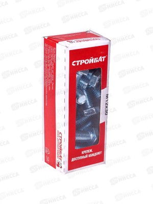 Болт (DIN933) М12x 30 (белый цинк 15шт)