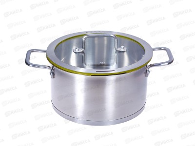 Кастрюля со стеклянной крышкой 77-0522 4,5л 22*12см Linea Palermo