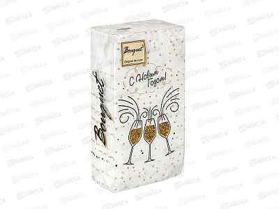 Салфетки 2сл 20л  33*33 Bouquet Original 1/8 С Новым годом *12 25417