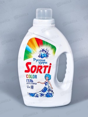 Сорти-гель для стирки Color 1,2л, 2160-3  *4