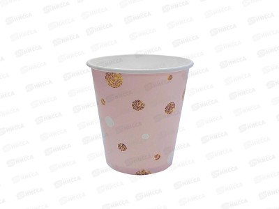 Стакан бумажный 6шт 250мл ВЕЧЕРИНКА (розовый) *12