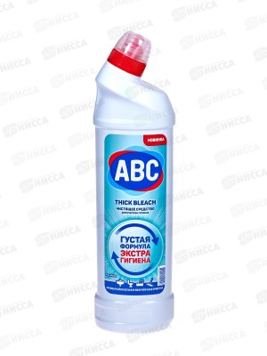 ABC Средство для унитаза Чистый белый 750мл *18