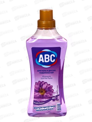 ABC Для пола и поверхностей Фиолетовые цветы 900мл *14