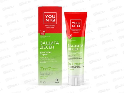 YOUNIQ зубная паста, Защита десен, 100гр., 145091