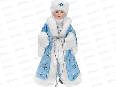Снегурочка в голубой шубке, 30см Т-3618