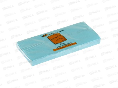Блок липкий Workmate 38*51мм, пастельно-голубой, 300л, 14-4593 *12
