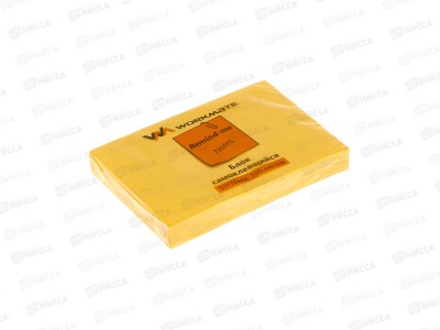 Блок липкий Workmate 51*76мм, неоново-оранжевый, 100л, 15-5119 *12