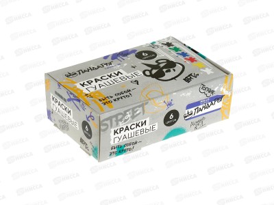 Гуашь ПандаРог &quotКреатив&quot  6цв. по 20мл, 15-5850  *36