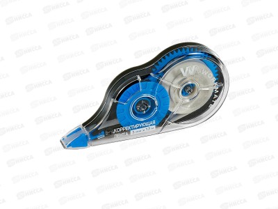 Корр.лента Workmate 5мм*12м черно-голуб. прозр. корпус, 15-6274 *24