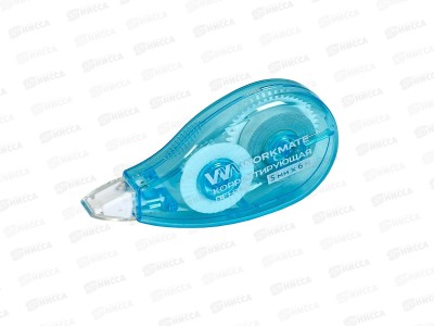 Корр.лента Workmate 5мм*6м голубой прозр. корпус, 15-6271 *24