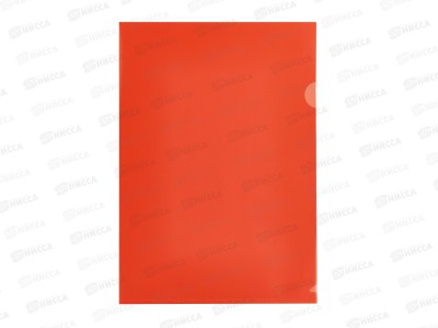 Папка-уголок Workmate A4 180мкм, красная, 15-6227  *20/440
