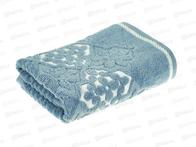 Полотенце махровое 50*90 LuxoR Блум серо-голубой