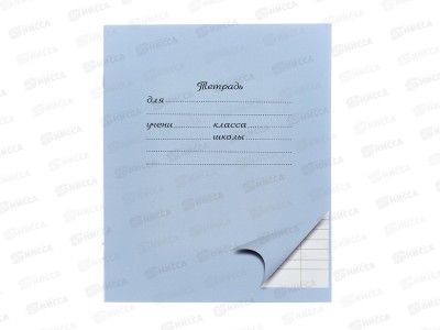 Тетрадь 12л линия ПандаРог, голубая, 15-3704  *300