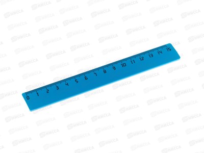 Линейка 15см Workmate флюоресцентная, 4цв., 15-0738 *1400
