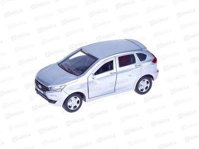 Машина &quotТЕХНОПАРК&quot металл &quotLADA XRAY&quot 12см, серебристый XRAY-SL