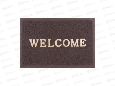 Коврик &quotSpongy&quot Welcome 50*80см коричневый SUNSTEP 38-442  *20