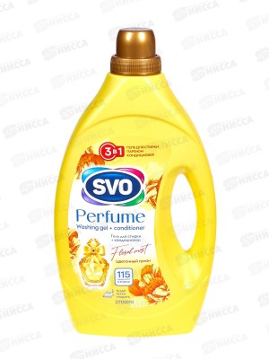 SVO гель для стирки 2,7л Цветочный туман 3в1 *6
