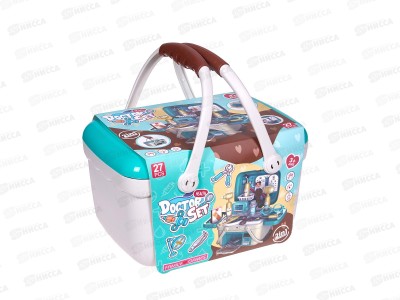 Игровой набор №ВА-24 &quotДоктор&quot 27пред., в корзинке 24,5*15*14,2