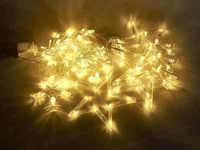 Гирлянда 3х0,7м 126 LED ламп, теплый белый, 8 режимов, 93405