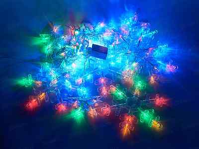 Гирлянда 3х0,7м 138 LED ламп, мультицвет, 8 режимов, 93406