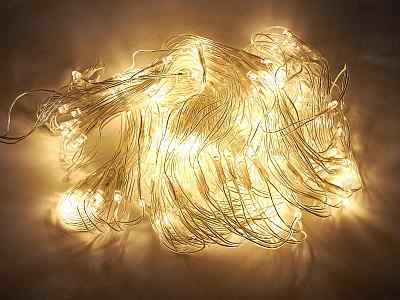 Гирлянда 2*2м 224LED прозрачная 220В 362-104 г