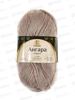 Пряжа Ангара Жемчужная роза 231  мохер 35% акрил 50% шерсть 15% 100гр