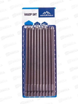 Набор Бит Ph2*150 Vertextools 10 предметов, БТ-PH2-150   *10