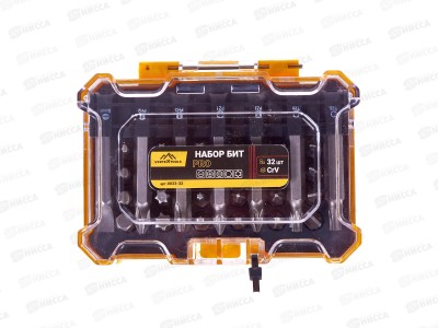 Набор Бит Vertextools 32 предмета, адаптер, 0033-32    *6