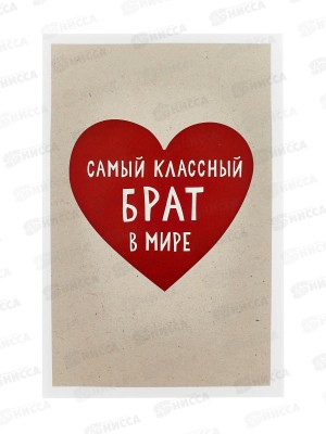 Открытка 121*183 Самый классный брат в мире 0178.120