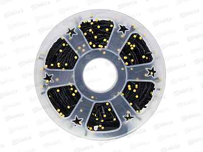 Гирлянда 50м вьюн катушка 500LED шампань 8реж 384-228 г