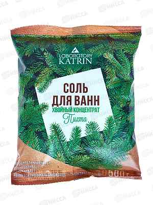 Соль для ванн в пакете Хвойный концентрат Пихта 500г *30