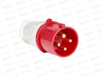 Вилка переносная EKF 3P+PE 32А 380В IP44, 024