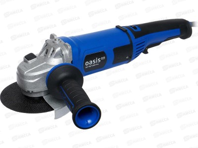 Шлифовальная машина угловая Oasis AG-90/125E Pro, регулятор оборотов 0-11000