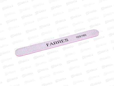 Farres Пилка MJ011-1 100/180 для ногтей любого типа *12