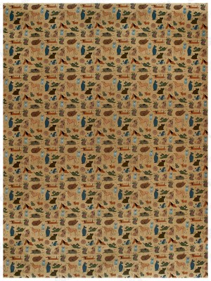 Бумага упаковочная крафт &quotStilerra&quot KWP-07 100х70см 01 ассорти *25