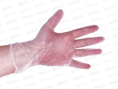 Перчатки Optiline виниловые прозрачные M, 27-2670 *50/500