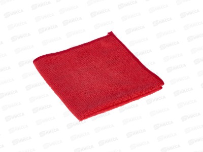 Салфетка из микрофибры Optiline 30*30см, 180гр., красный, 31-4355  *50