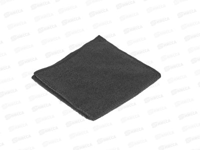 Салфетка из микрофибры Optiline 30*30см, 180гр., черный, 31-4388  *50