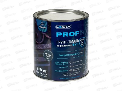 Грунт-эмаль 4в1 PROF IT  2,8кг Графит RAL7024, быстросохнущая, 9592003  *3/264