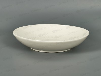 Тарелка суповая 22,8см белая 70209-1 *32