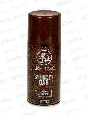 Like Time Hurtoks дезодорант аэрозольный Whiskey Bar 150мл