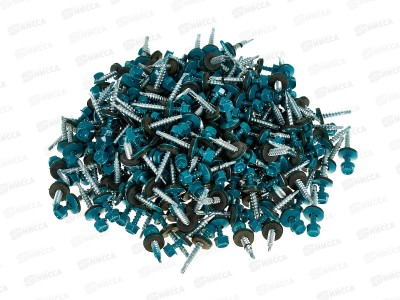 Саморез кровельный RAL5021 4,8*35 (250шт) Морская волна, Zitar   *16