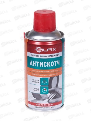 Удалитель наклеек и следов клея SILFIX Антискотч, 400мл *12