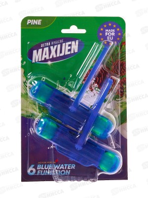 SVO Максиджен WC блок Голубая вода PINE 2*55г *80