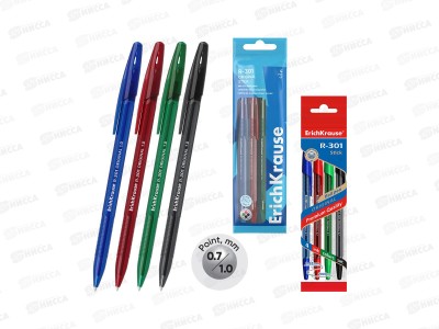 Ручки шар. EK  4цв. 46776 R-301 Stick Original 1мм *12